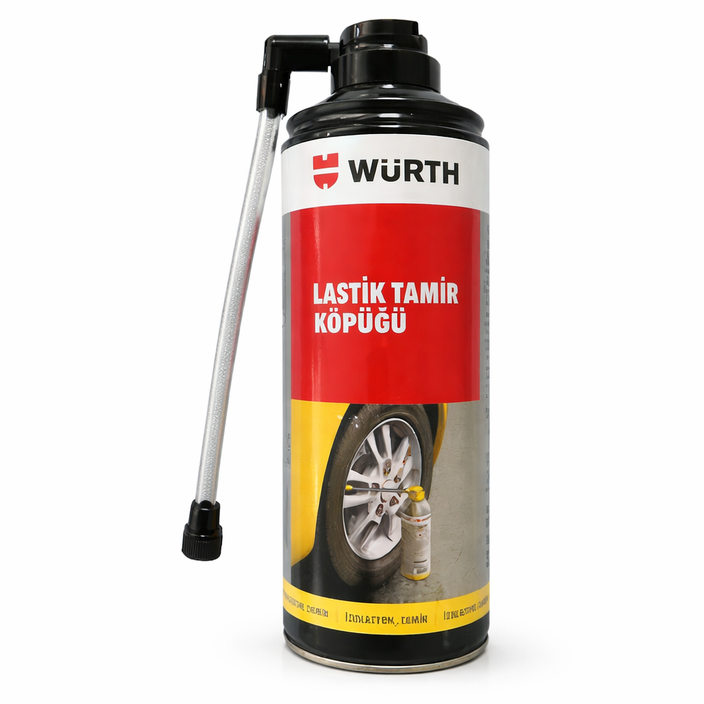 Würth Lastik Tamir Köpüğü 300 ml - Otomobil ve Motosiklet İçin Acil Onarım