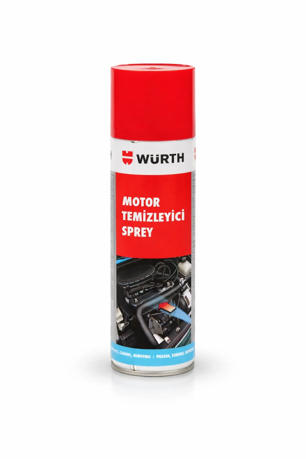 Würth Hızlı Motor Temizleyici Sprey 500ml - Yıkama Gerektirmeyen Formül